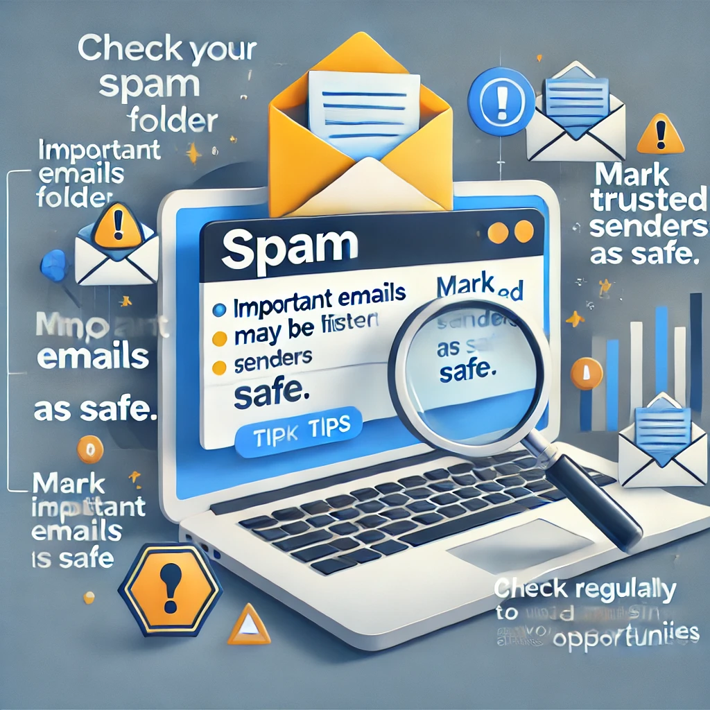 Check your spam folder