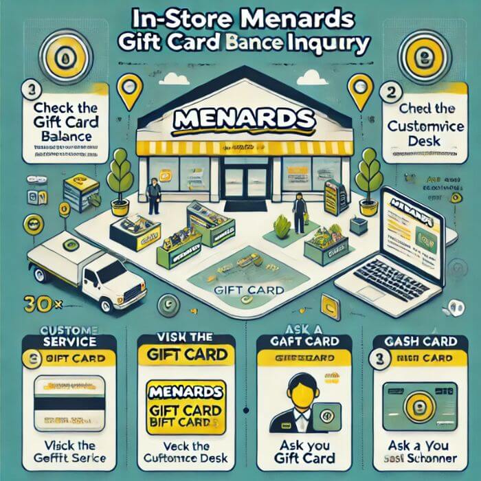 In-Store Menards Gift Card Balance Inquiry