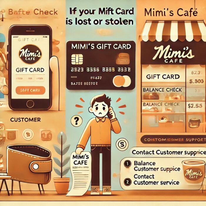 What if my Mimi's Cafe gift card is lost or stolen?